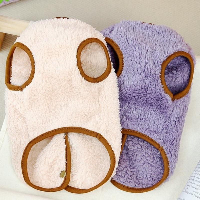 Fashion Dog Clothes for Small Dogs Winter Warm Pet Dog Vest Coat Cute Soft Puppy Sweater Pet Cat Jacket Coat Chihuahua Clothes