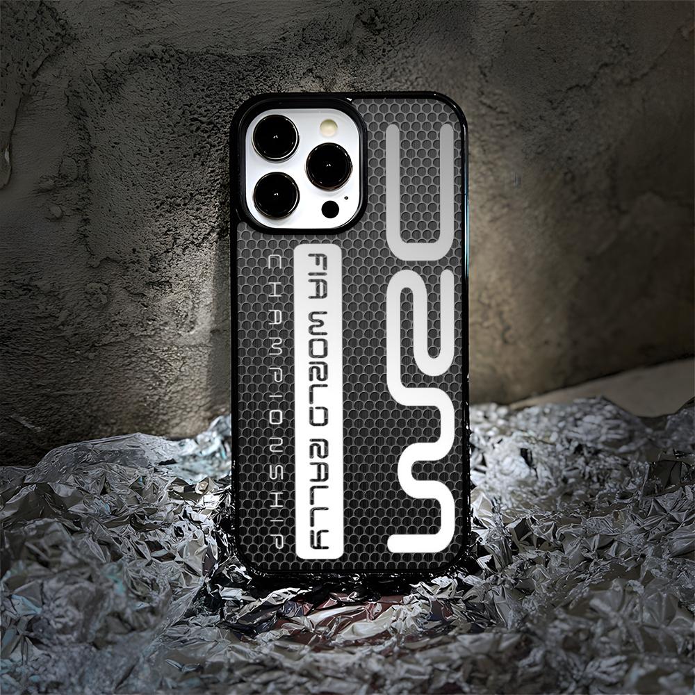 

Cool W-Wrc Car Phone Case For iPhone 16 15 14 13 12 11 Pro Max Plus Mini Magnetic Magsafe Wireless Charging Cover iPhone12mini