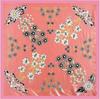NEW 90*90cm Luxury Brand Women Silk Scarves Plaid Horse Square Scarves Spring Summer Shawls For Ladies