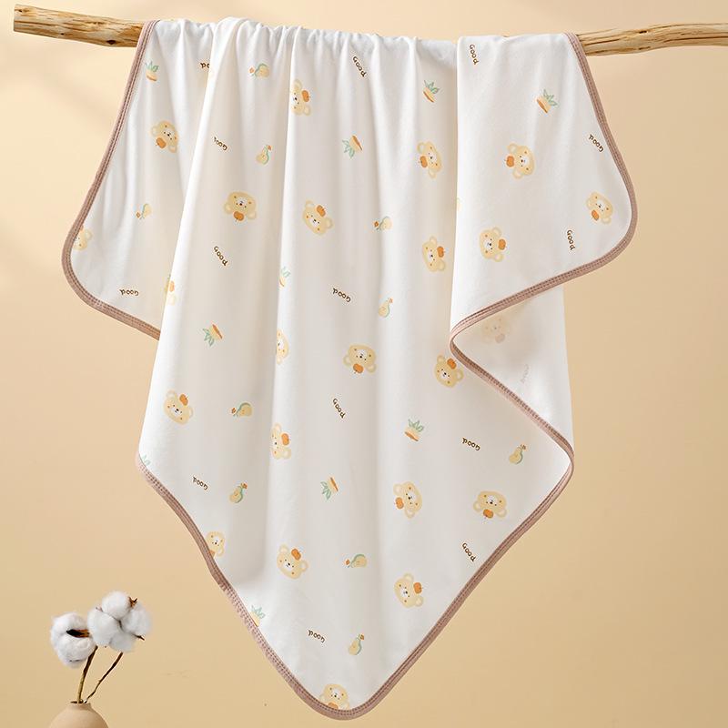 Breathable Pure Cotton Newborn Swaddle Blanket, Thin To Prevent Startle Reflex, Infant Type A.