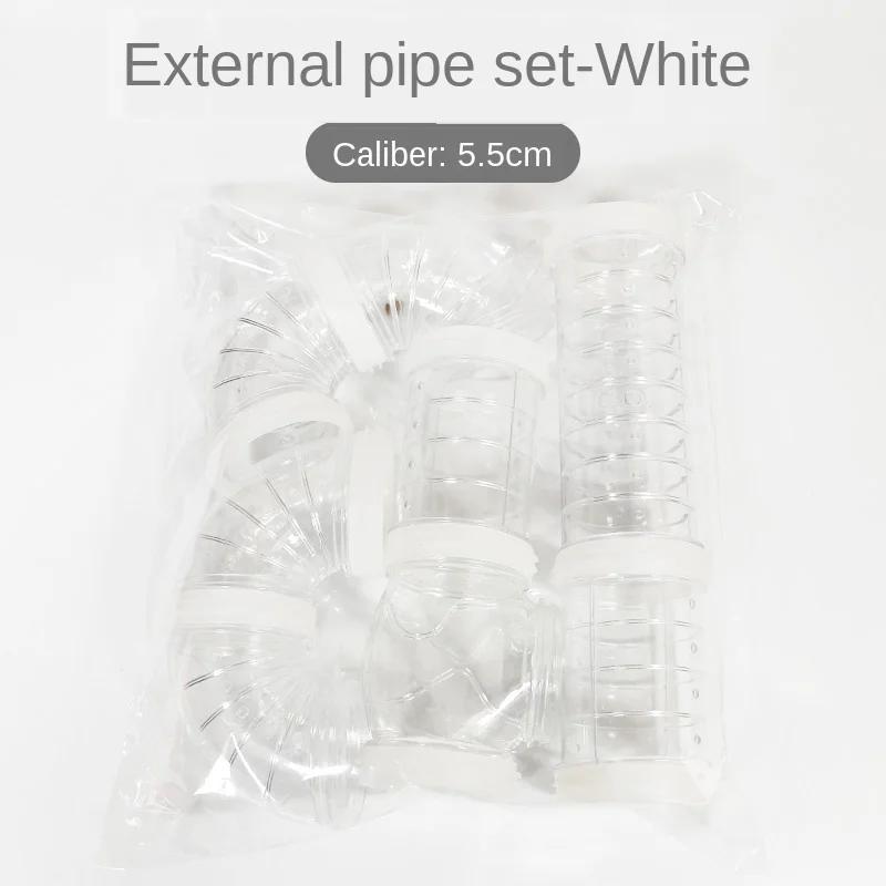 8 Pcs/set DIY Hamster Tunnel Toy Pet Sports Training Pipeline Transparent Runway Toy Pet Hamster Game Tool