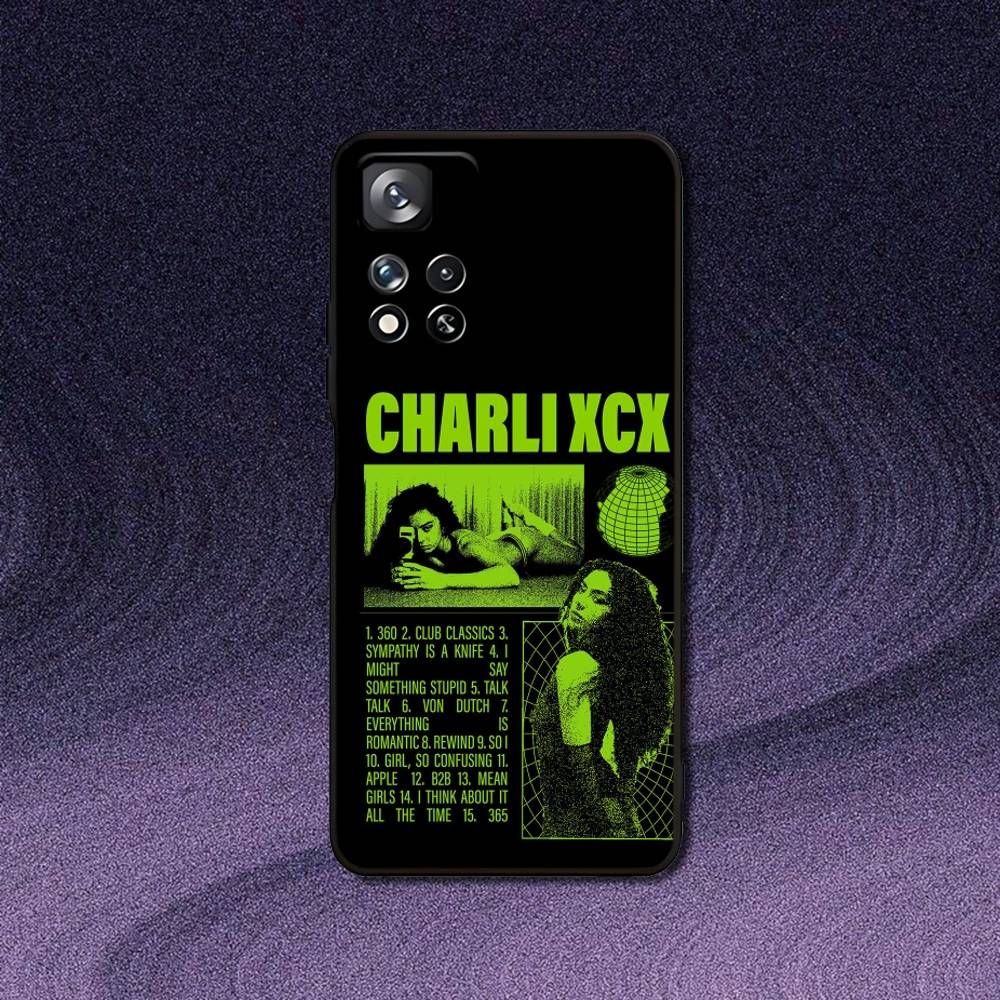 

Charlie XCX Party 4 U Phone Case For Samsung S10,S21,FE,S21 ,S26,S25,S24,S23,Ultra,S9,S22,Plus Black Shockproof TPU Samsung S24fe