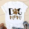 Sweet Love Pug Streetwear White Fashion Women T-Shirts Harajuku Kawaii Clothes Short Sleeve Summer Tee Casual Female Tops O-Neck