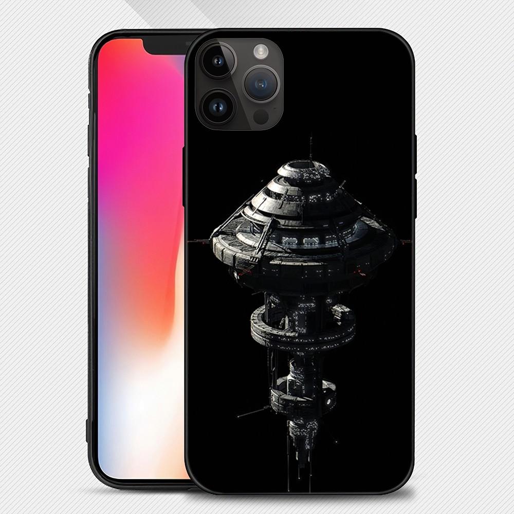 

космическая станция Чехол для телефона iphone15 14 13 12 11 Pro Max Mini X 7 8 Мягкий чехол iPhone11PRO