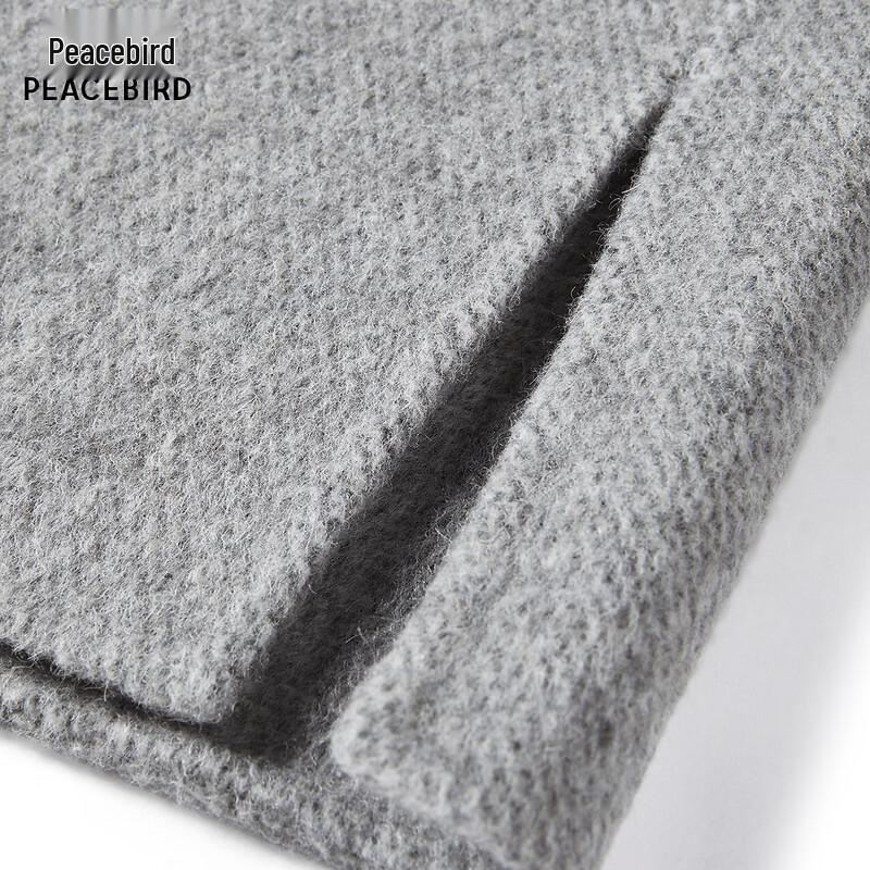 PEACEBIRD Women's Hooded Double-Sided Wool Coat