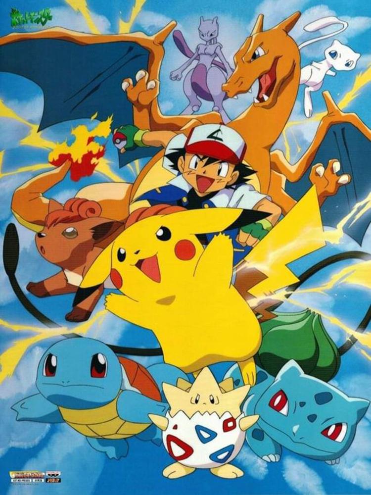 Diamond Painting Pokemon Super Mario Pikachu Hello Kitty Home Decoration Full Square&Round Mosaic Embroidery Cross Stitch