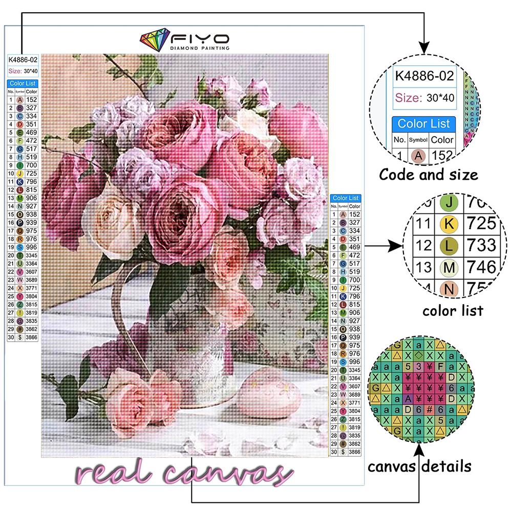 5D DIY Diamant Stickerei rosa Rosen Diamant Malerei Mosaik Home Dekoration