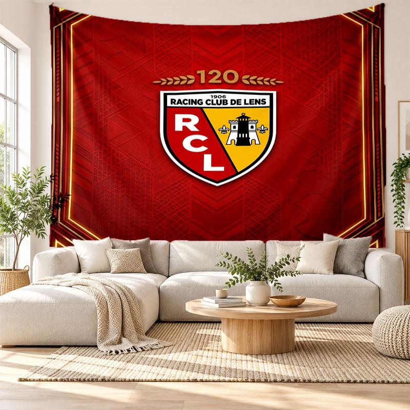 Lens FC Wall Tapestry, Soft Fabric Wall Hanging, Decorative Backdrop For Bedroom Home Wall Art