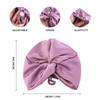 Women Men Double Layer Cross Twisted Turban Adjustable Elastic Silk Satin Chemo Hair Care Bonnets Sleep Cap