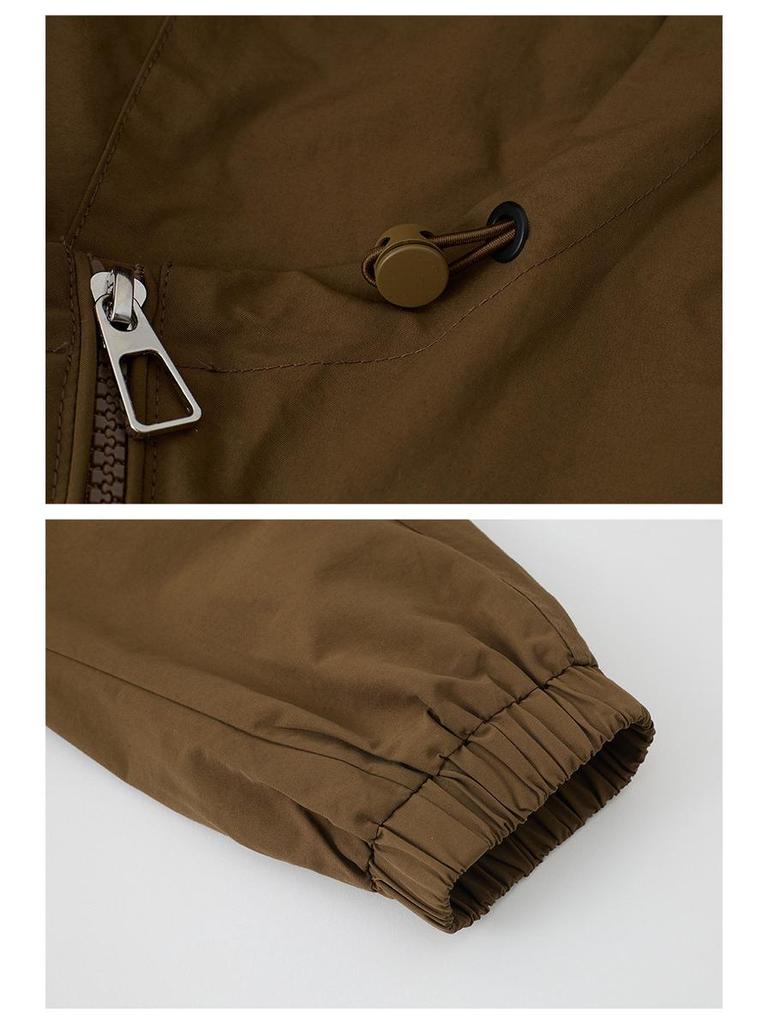 Damen Kurzer Trenchcoat mit Kapuze - 2025 Koreanischer Stil, Modisch & Vielseitig für Frühling/Herbst