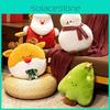Christmas Snowman Cushion With Padded And Splicing For Seasonal Comfort