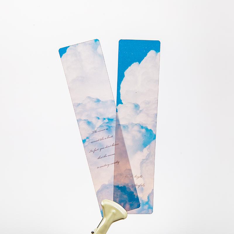 5ks Cosmic Roaming Záložky pre knihy Matné Priehľadné PVC Mesiac Hviezda Galaxia Sky Cloud Kreslenie