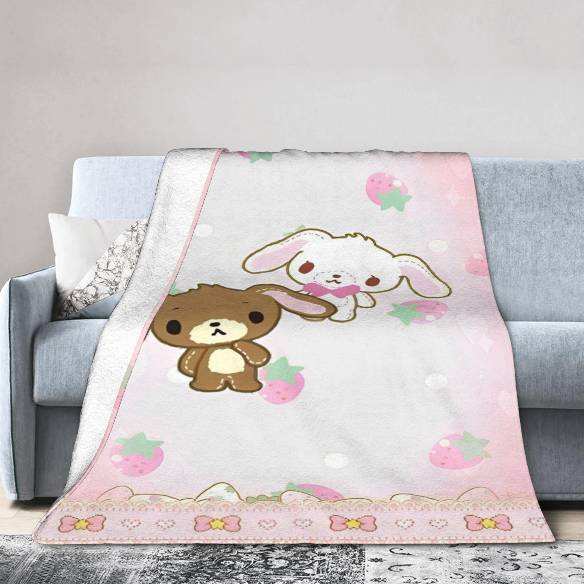 

Sugarbunnies Широуса Куроуса Каткоре Джоджифуку Пинкоре Одеяло Флис Теплое Плед для Машины Дивана Дивана Спальни Стеганое Одеяло 30x40in