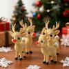 Christmas 3D Printed Santa Claus Reindeer Figurine Statue Xmas Desktop Ornament Navidad Home Decoration 2027 New Year Party Gift