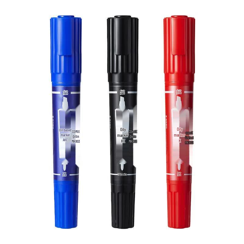 Comix MK803 Dual-Tip Oil Marker Pen