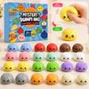 Calendario de Adviento de 24 Días Squishy Caja Sorpresa Bollo Dumpling Lindo Juguete Fidget Rebote Lento Estrés Regalo Sorpresa Para las Vacaciones de Navidad