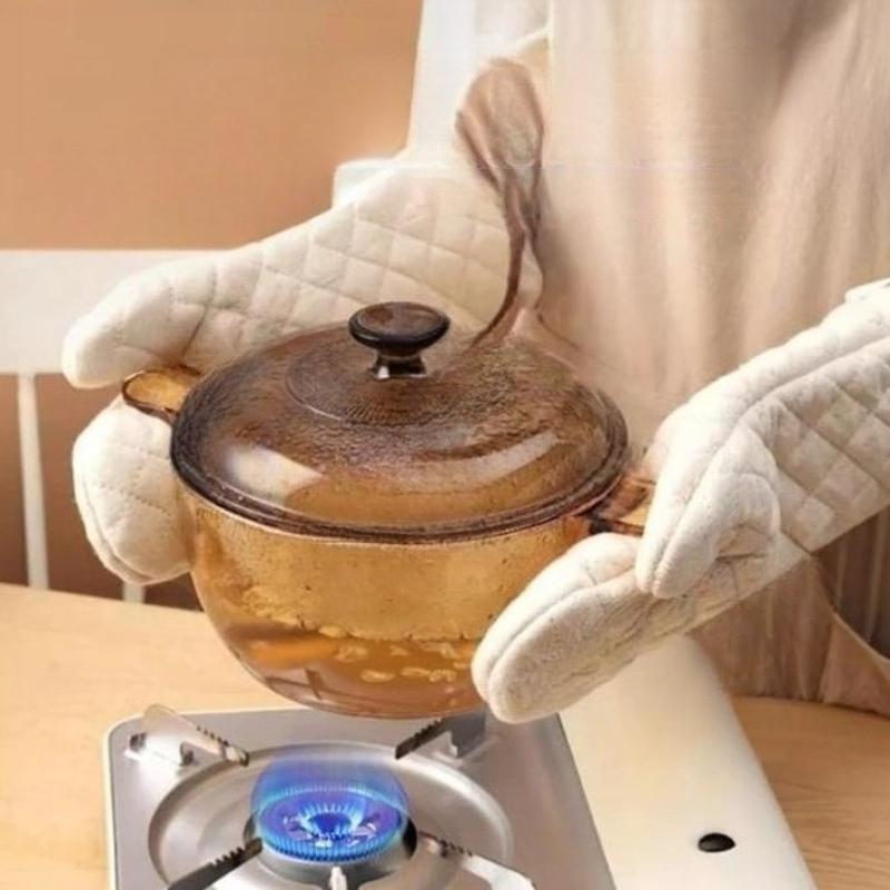 Microwave Oven Insulated Gloves High Temperature Resistant Heat-resistant Heat-resistant Thick Mooncake Oven Special Microwave
