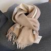 2025 Unisex 100% Wool Scarf: Versatile and Warm for Autumn & Winter