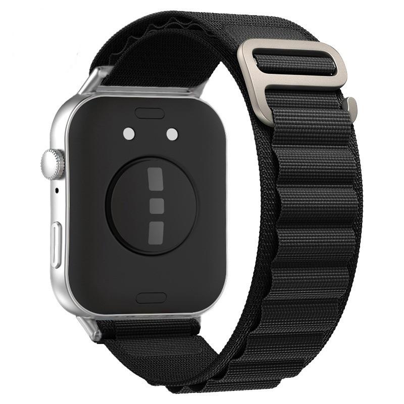 

Ремешок из нейлоновой петли Alpine для Huawei Watch Fit 3 Sports Soft, сменный браслет Correa для Huawei Fit3 Belt, аксессуары, браслет for Huawei WATCH FIT3 чёрный