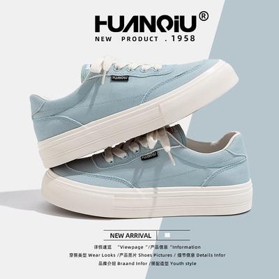 Global Canvas Shoes Women's 2025 Summer Super Light Casual Shoes Sweet Fashion Thick Baseplate Shoes ZHQ-HQ066