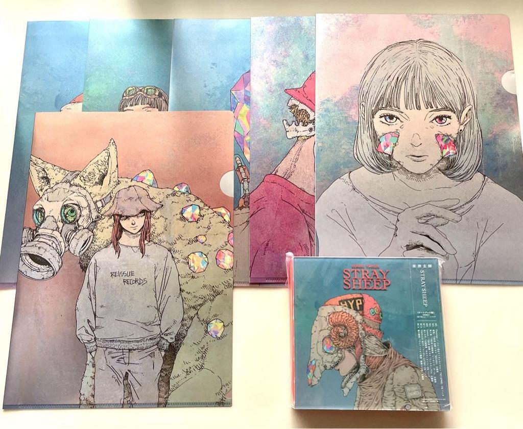 [USED] Extremely rare! Kenshi Yonezu STRAY SHEEP (art book edition) & clear file