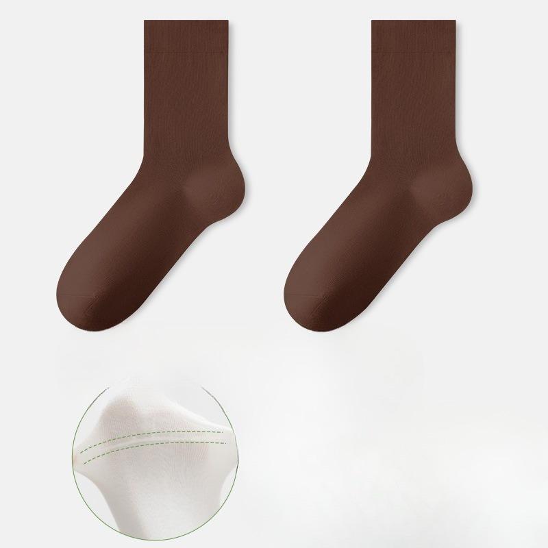 Female Spring and Autumn All Build Pure Cotton Boneless Moon Son In The Tube Pile Cotton Socks