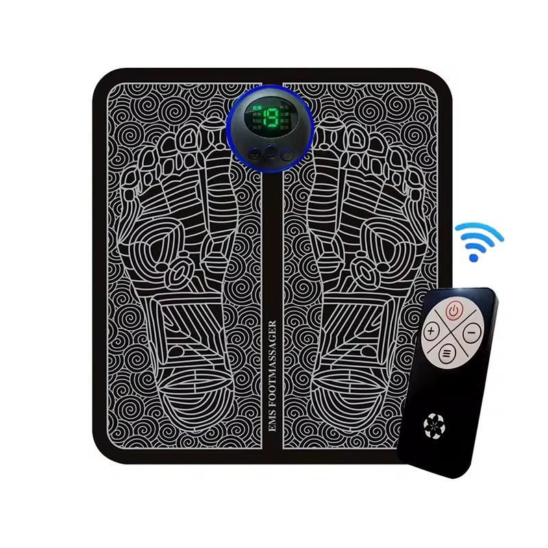 Electric EMS Foot Massager Pad Electrical Muscle Stimulation Foot Massager USB Charging Portable Feet Acupoints Massage Mat