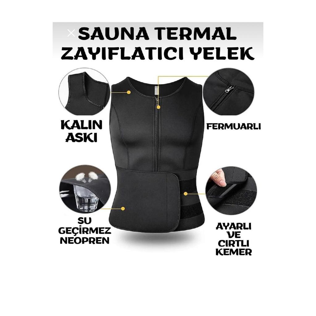 Slimming Vest Sauna Vest Female Male Sauna Effective Thinner Sweating Sweating Fat Burning Thermal Corset