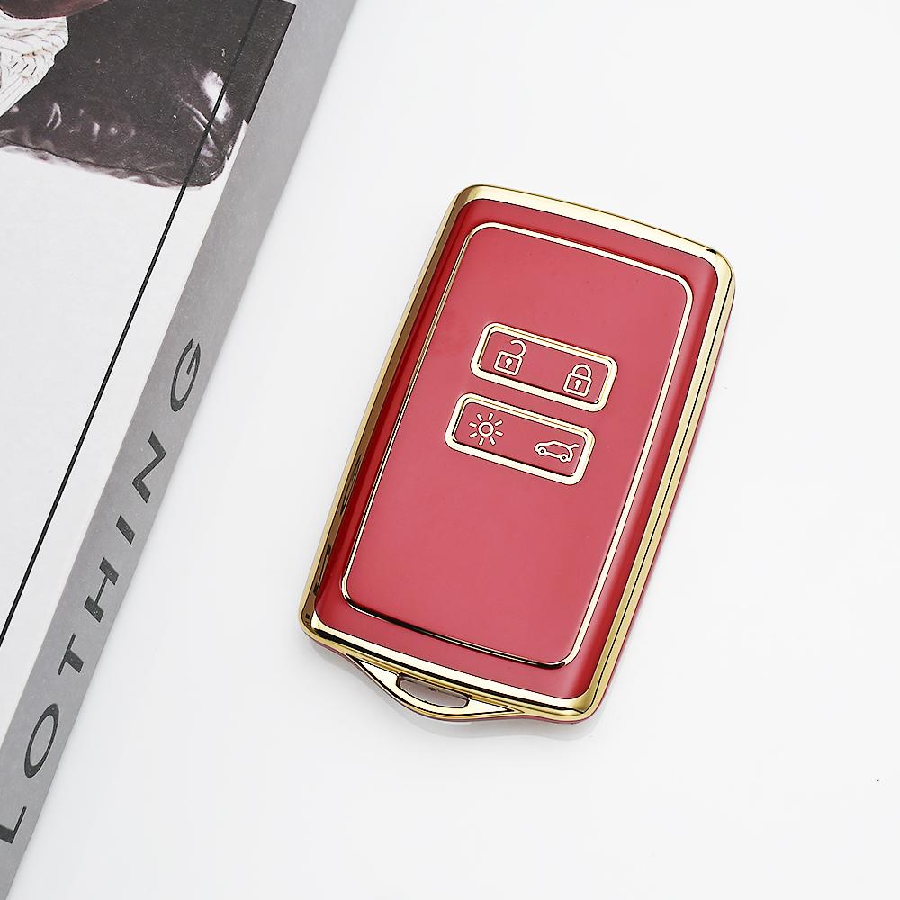 TPU For Renault Zoe Dacia Duster Clio Kadjar Captur Koleos Espace Master Talisman Megane Scenic Car Key Shell Fob Cover Case