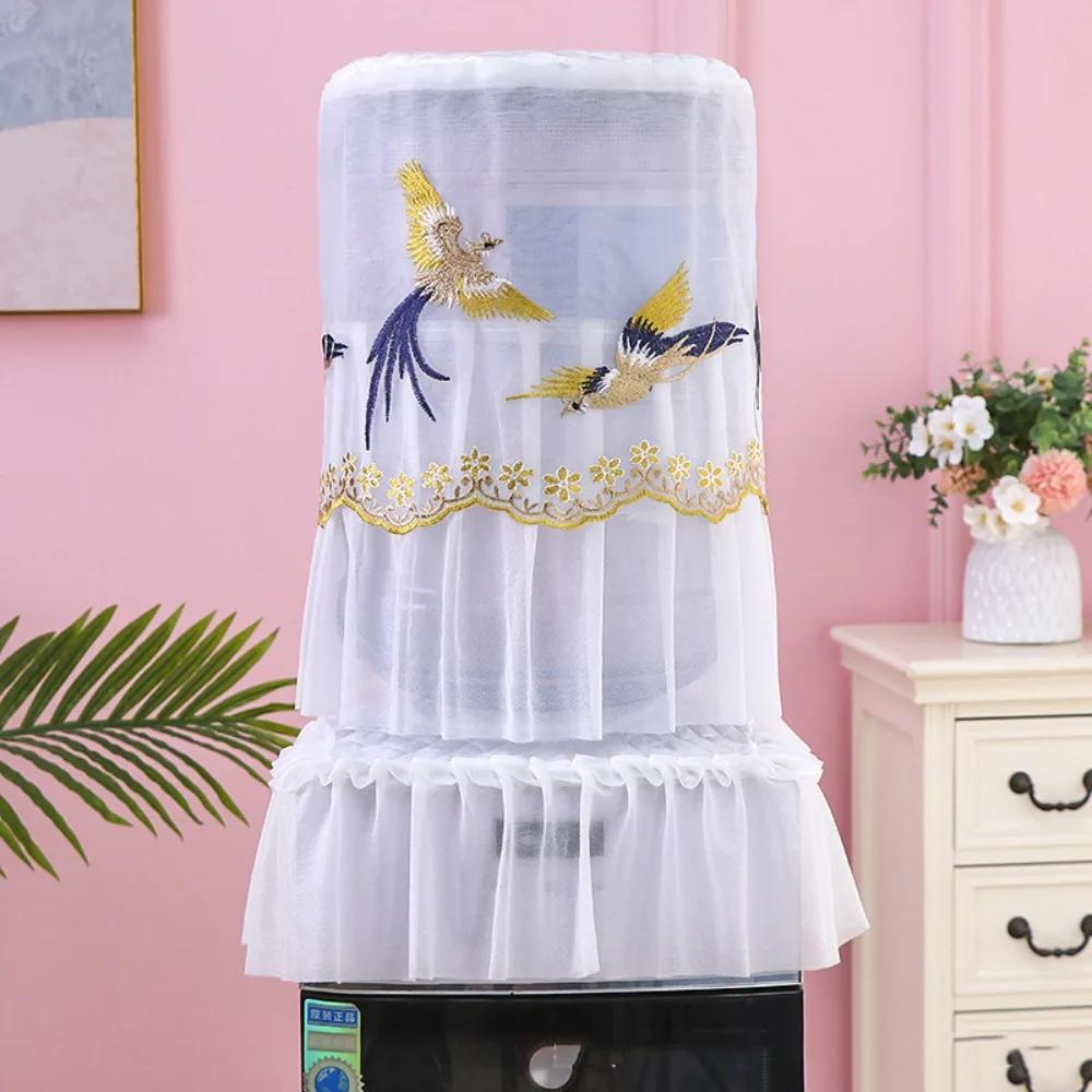 Household Water Dispenser Dust Cover Fashion Lace Upper Opening Reusable Water Bucket Sleeve
