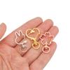 Key Pendant Key Ring DIY Snap Hook Lobster Clasp Hooks Trigger Clips Buckles Keychain Lobster
