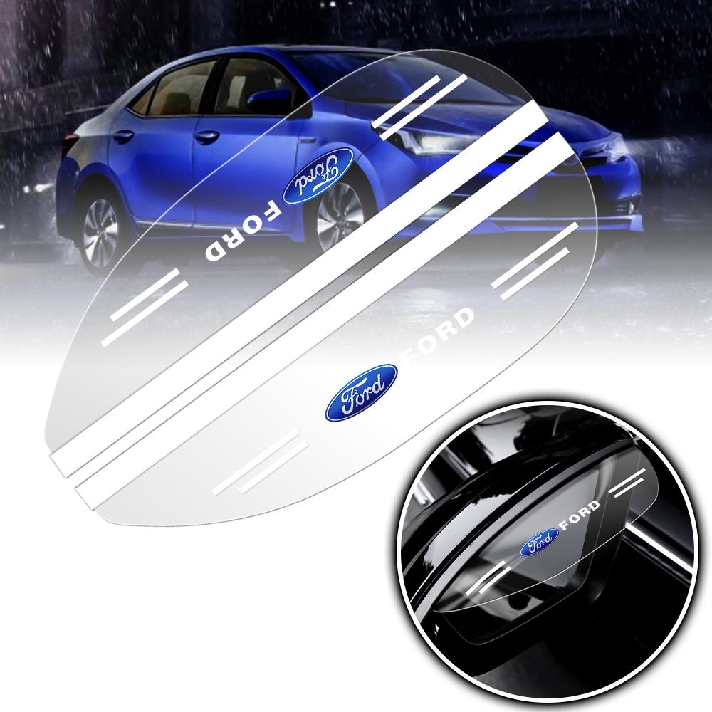 DEFY5 For Ford Focus Kuga Fiesta Transit Mustang Mondeo MK2 MK3 Fusion Car Rain Eyebrow Rearview Mirror Waterproof Shield Safe Driving