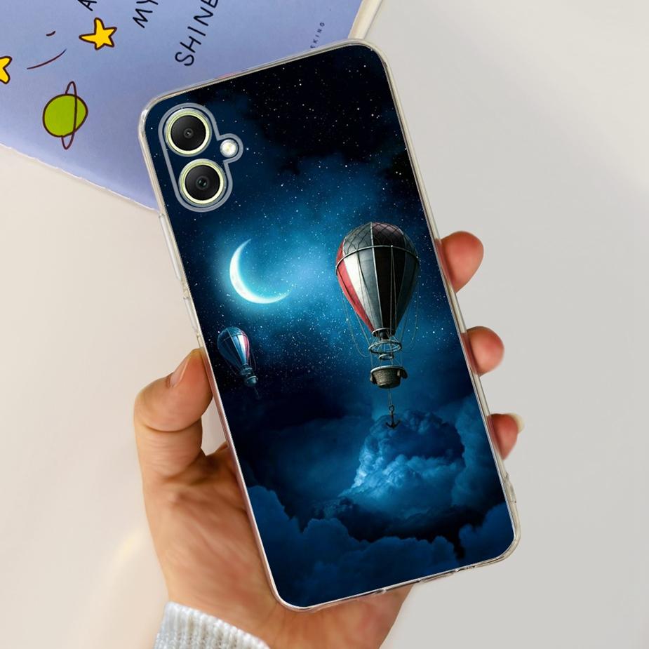 For Samsung Galaxy A05 Case SM-A055F Cute Painted Back Cover Phone Case For Samsung A05 A 05s Galaxy A05s Soft TPU Fundas Bumper