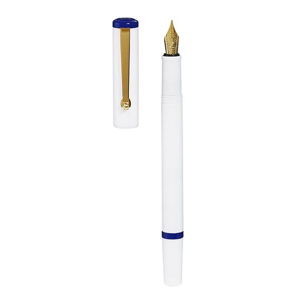 Mighty [store Limited] Fountain Pen White X Blue