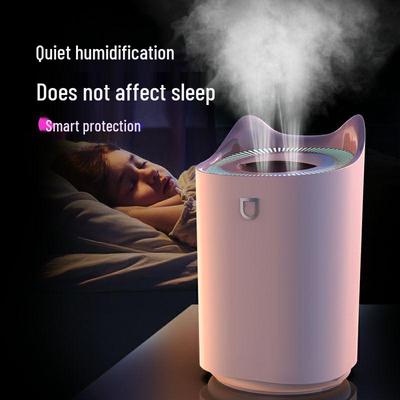 Nawilżacz USB z podwójną dyszą 3L o dużej pojemności, aromaterapia, lampka nocna, cicha praca do domu lub biura