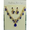 Bridal Necklace and Earrings Set, Crystal Wedding Dress, Banquet Attire, Costume Matching