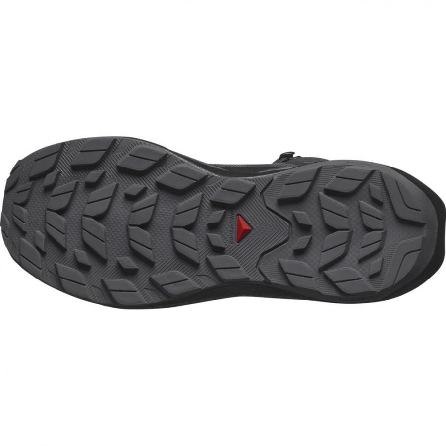 SALOMON Elixir Tour Mid Waterproof Comfortable Versatile Slip-Resistant Durable Outdoor Functional Shoes Women Shoes Black L47578000