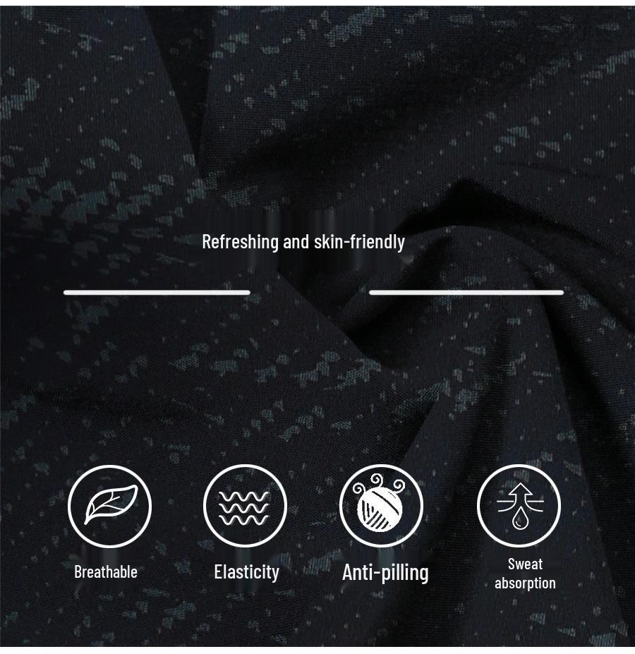 Men's Cross-Border Athletic Wear: Long-Sleeve Tight-Fit Basketball & Running Suit for Autumn/Winter.