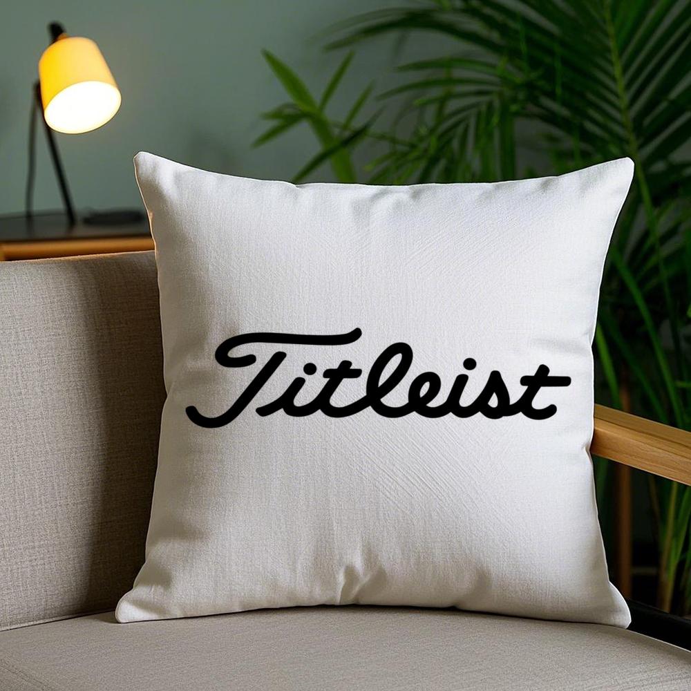 Golf Sports T-Titleists Cushion Cover Plush Fabric Soft Double-Sided Printed Invisible Zipper Sofa Pillow Case Home Decor