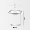 MHW-3BOMBER 58mm Coffee Dosing Cup, Espresso Dosing Cup, Dosing Ring, Coffee Grounds Container, Stainless Steel Dosing Funnel (Black) DC5615B