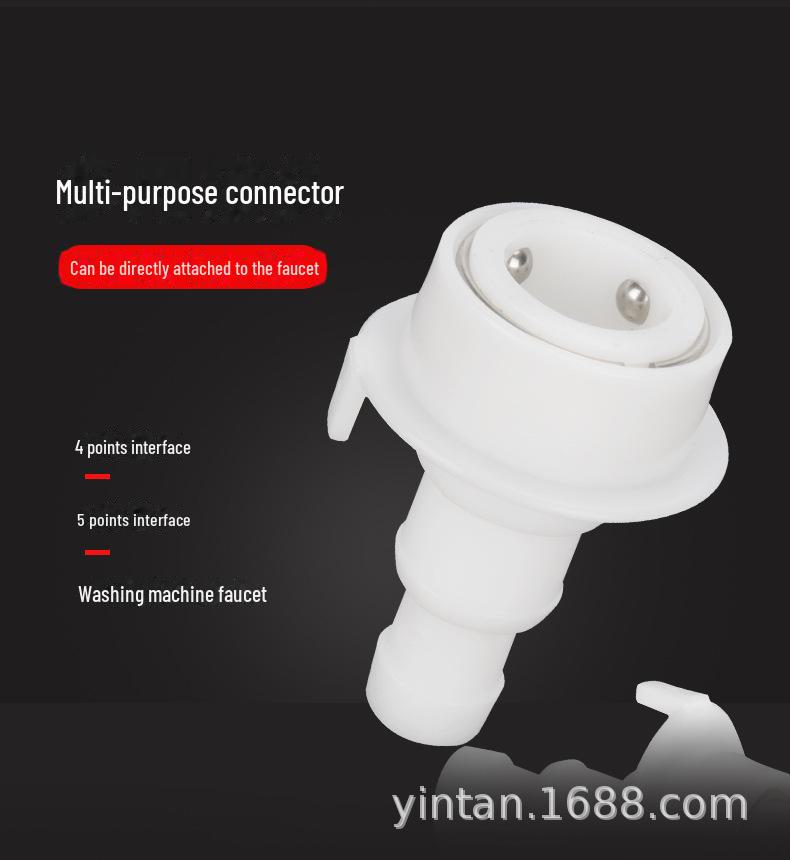 Multi-Function Quick Connector Set: 3/4 & 6 Point Water Gun and Faucet Accessories for Car Wash and Washing Machines