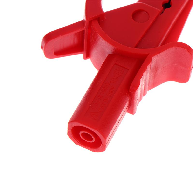 Universal Multimeter Alligator Clips 2Pcs 1000V 10A Fully Insulated Safety Test Clips for Electrical Component Testing