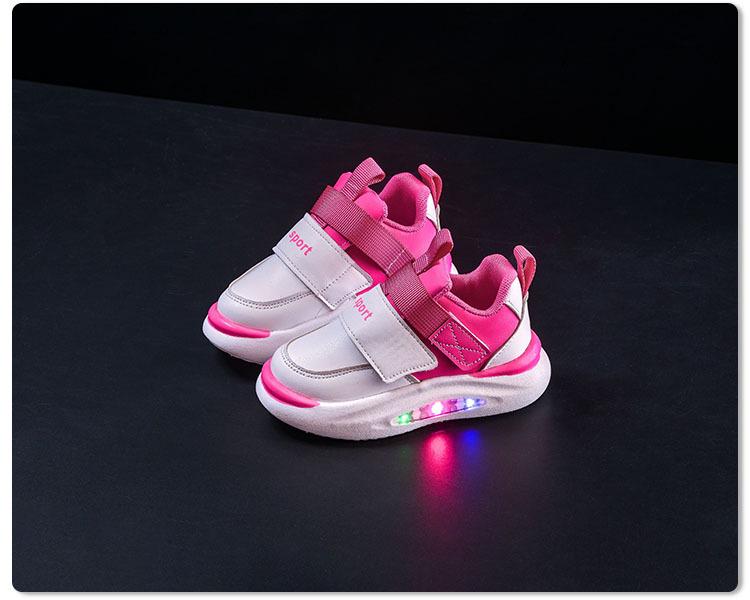 Leuchtende Sneaker für Kinder - Trendige Laufschuhe mit weicher Sohle für Jungen & Mädchen, Lässiger Stil für Frühling/Herbst