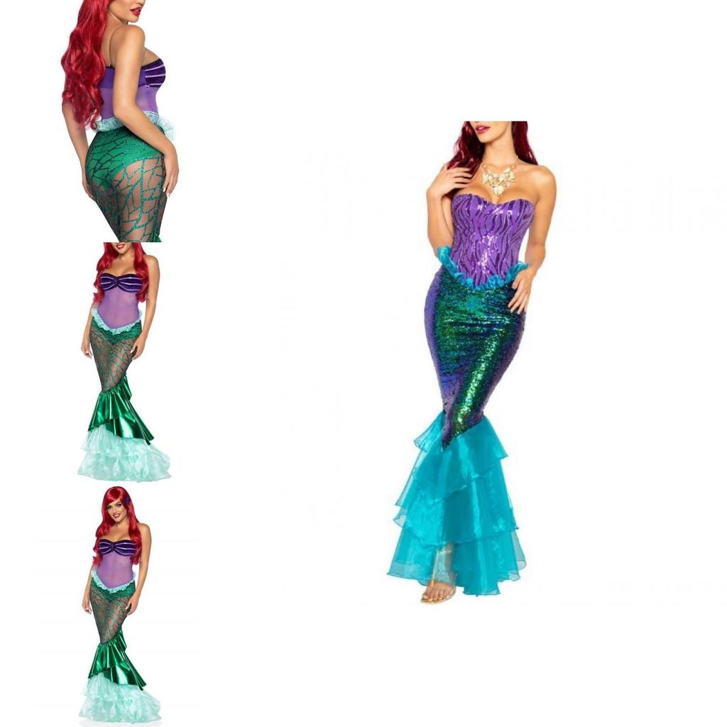 Mermaids Costume For Women With Ethnic Tribal Style For Stage Performance
