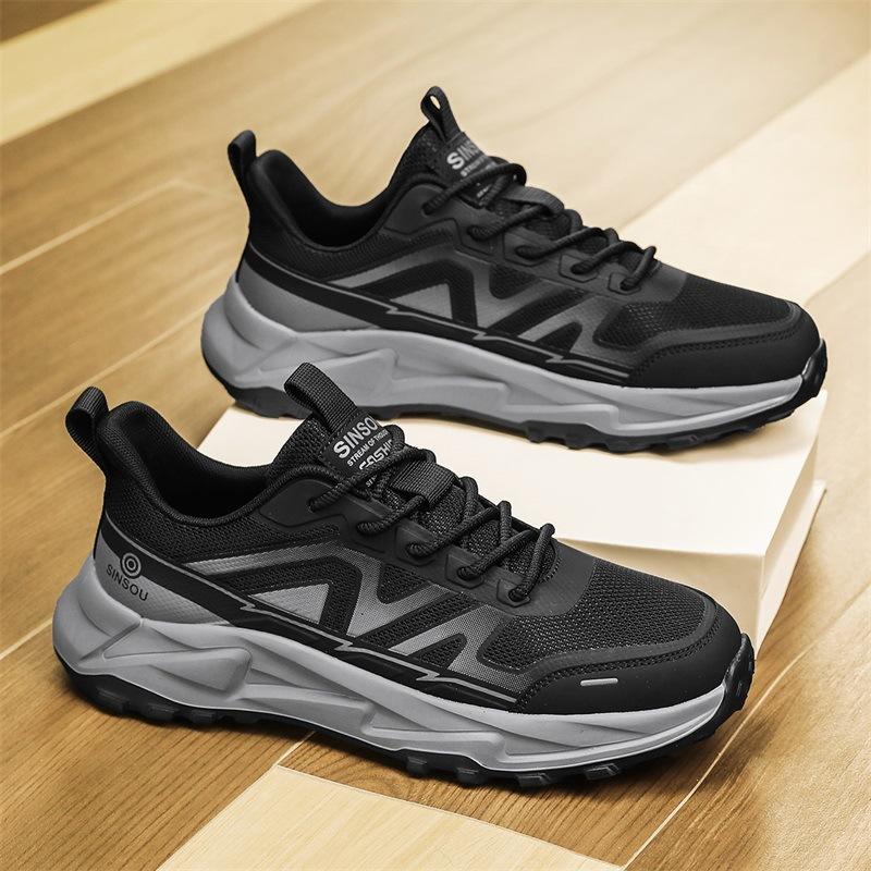 

Мужская обувь 2024 года, новая зимняя верхняя одежда, мужская обувь для альпинизма, путешествий, спорта, отдыха, нескользящая и износостойкая, на толстой подошве, модная обувь для пап 39 чёрный