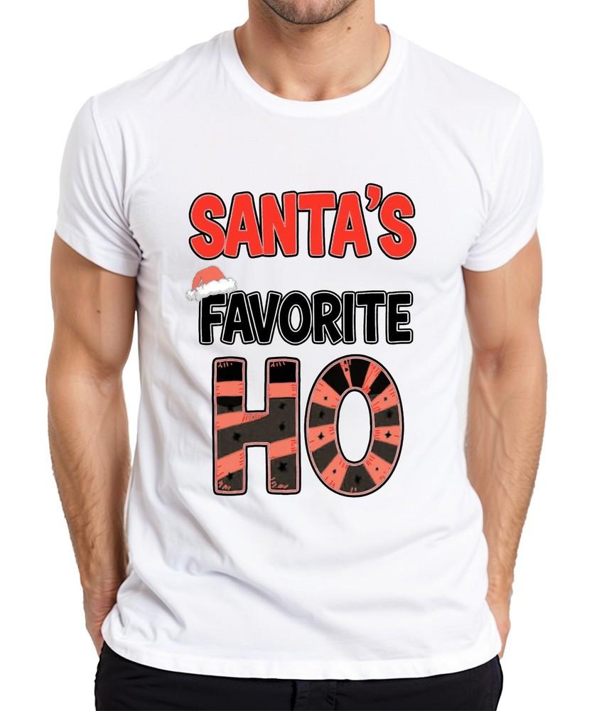 Santas Favorite Ho Funny Christmas Santa Party Gift Unisexs Tshirt