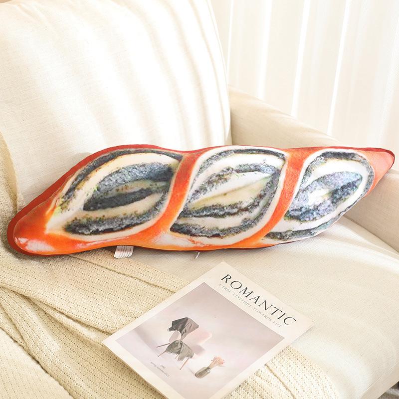 

Имитация большой подушки в виде хлеба для мужчин и женщин, зажим для ног, артефакт, кровать, диван, офис, спинка, подушка для сна 75cm