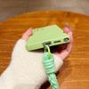 Matte Lanyard Magnetic Case for Samsung Galaxy S2 Ultra S24 FE S23 S22 S21 Plus A A6 A16 A3 A1 A36 Wrist Strap Cover