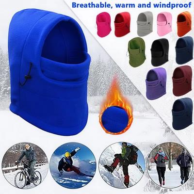Winter Warm Fleece Balaclava,Outdoor Sport Ski Face Mask Neck Warmer Hood Head Hat Windproof Thermal for Riding,skiing,dailywear