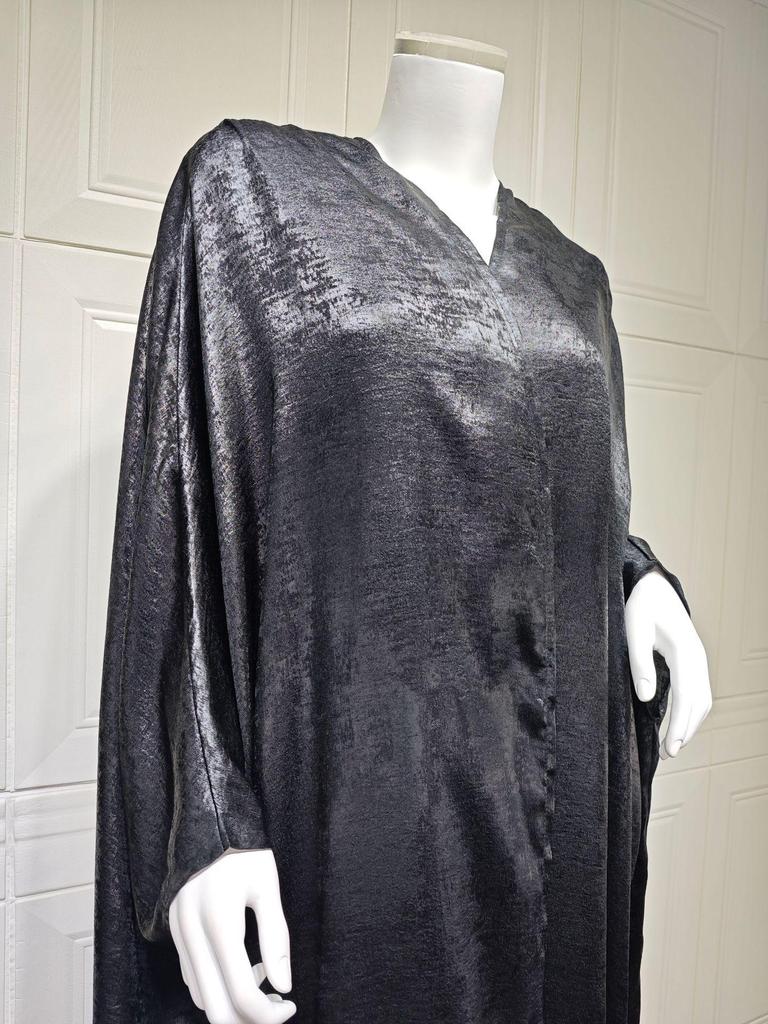 Bescheidener Übergrößen-Abaya-Cardigan für Damen - Nahöstliche und westliche Stile